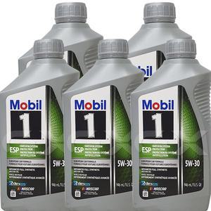 [기타]모빌원 Mobil1 esp 5w30 5개 엔진오일 제조국미국 gx