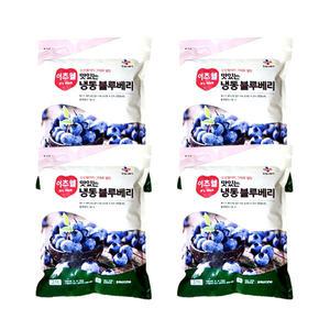 CJ 이츠웰 맛있는 냉동 블루베리 1kg 4개