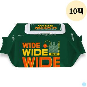 미엘 빅사이즈 물티슈 저자극 캡형 대용량50p 10팩