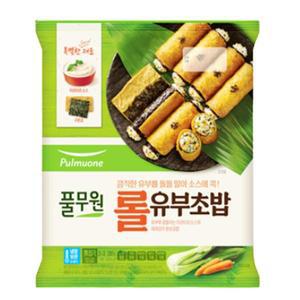 풀무원 롤 유부초밥 280g 소풍 캠핑 도시락
