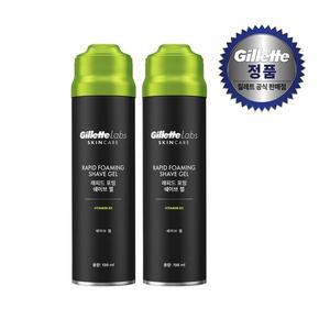 [질레트][P&G] 질레트랩스 래피드 포밍 쉐이브 젤 198ML 2개