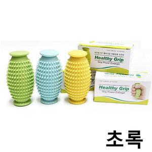 [XB8H4K33]손지압악력기 헬씨그립 강 초록 손운동 재활
