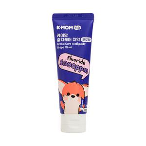 케이맘 충치케어 1000ppm 포도향 불소 치약, 50g, 3개