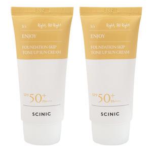 싸이닉 엔조이 파데스킵 톤업 선크림 50ml 2개