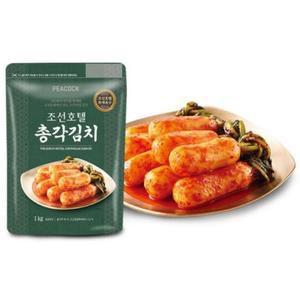 조선호텔 김치 총각김치 3kg (1.5kg + 1.5kg) | 피코크 | 김치 깍두기 탕비실 휴게실 직원실 깔끔한 매운맛