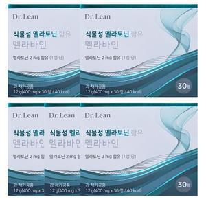 닥터린 식물성 함유 멜라바인 400mg 30정 5박스 CZ