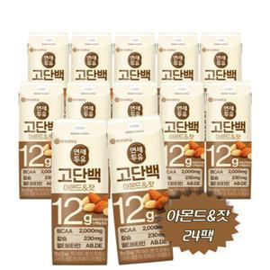 연세두유 고단백 아몬드 잣두유 24팩 멀티비타민 함유 식물성 단백질