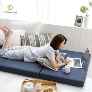 허리편한 10CM 3단 접이식 매트리스 거실 침대