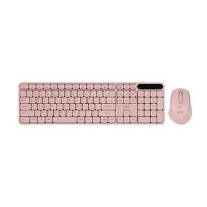 OFFICEPRO WMK70 사일런스L 무선 키보드 마우스 세트 (핑크)