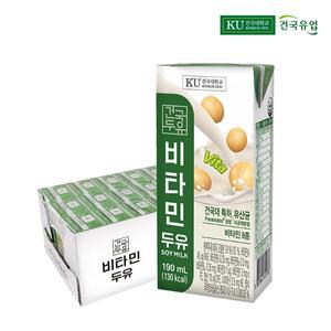 건국두유 비타민 두유 190ml 24팩