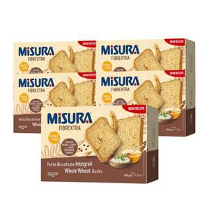 MISURA 미주라 통밀 토스트 비스켓 320g x 5개 저칼로리 쿠키 크래커