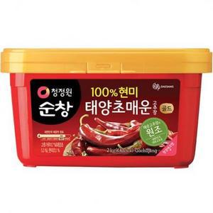 청정원순창 태양초 매운 고추장, 2kg, 1개 one option