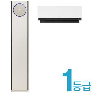 FQ22FN9BE2 LG 휘센 오브제컬렉션 타워1 에어컨/기본설치포함/9시리즈 2in1 22+6평형 2025년 1등급/카밍베이지/