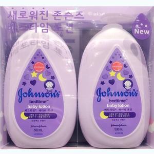 존슨즈 저자극 포뮬러 베드타임 베이비로션 500mlx2