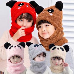 [BZJKQJLV_4B]팬더 퍼모자 아가 모자