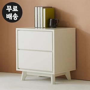 레체 2단 서랍장 협탁 예쁜 소형 미니 수납(500/화이트)