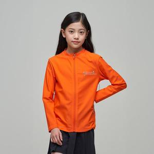 [내셔널지오그래픽키즈]K242URG620 그래픽 래쉬가드 풀집업-1 ORANGE