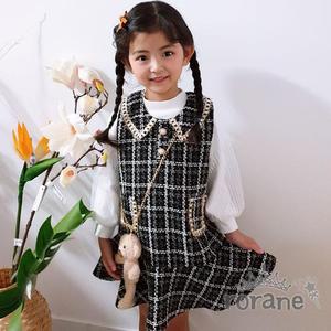 [HY53557N_51]신학기 체크원피스 3종세트