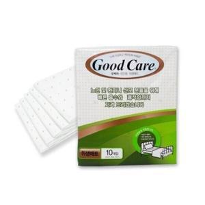 굿케어 안심 위생 깔개매트 고급형 100매 (60g) 환자용 산모용 침대커버 매트