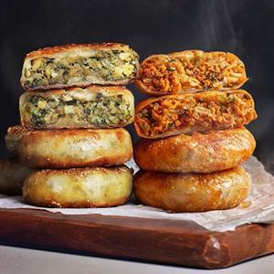[장인의주방GL][박미경장인](3無첨가/국산돈육)호떡쌀 군만두960g 고기 1팩+김치 1팩(총1.92kg)