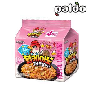 팔도볼케이노 까르보나라 볶음면 4개입
