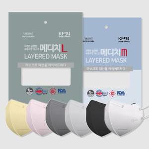 메디치(4중) KF94 새부리형 마스크 100매(25매입X4팩)