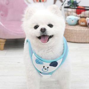 강아지 귀여운 하네스 블루 1P 산책 가슴줄 외출 소형 (WFH2RQ5)