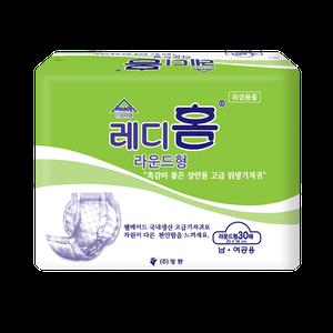 레디홈 라운드형 소변패드 속기저귀 교체형