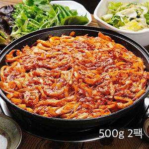 국내산 1등급 무항생제 오리주물럭 500g 2팩 황금비율 흑마늘 특제소스 오리불고기
