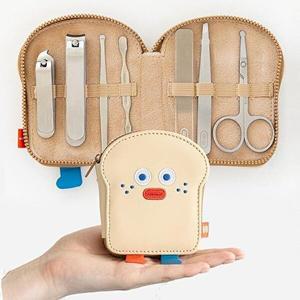 [셀러허브 식품]로마네 손톱깎이 세트 7p+ 로마네파우치 사선손톱깎이 손톱야스리 셀프네일키트 네일푸셔