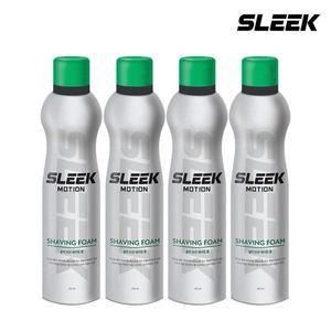 [기타]SLEEK 슬릭 모션 쉐이빙폼 210ml 4개