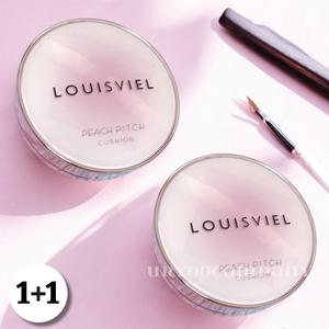 루이비엘 꿀광 광채 쿠션 팩트 피치피치 21호 라이트베이지 15g 2개 SPF50+