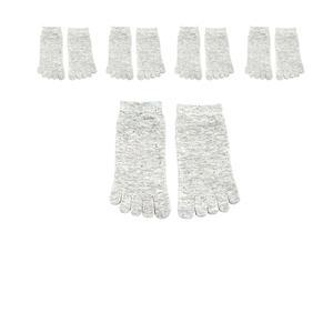 맨발 운동시 착용하는 여성 단목 가락 양말 X 5켤레요가양말 토우삭스 요가