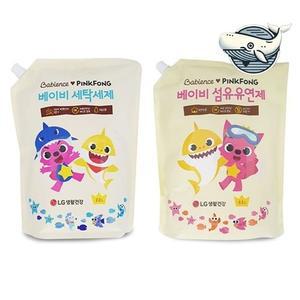 베이비 핑크퐁 섬유유연제 세탁비누 아기 옷 (WFH8GB0)