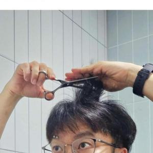 숯가위 숱치기 스텐레스 틴닝가위 미용가위 미용 (3h7zi)