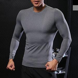 [베프몰]남자 ZOQKQJEC 필라테스 스포츠웨어 헬스 긴팔 요가복 상의단품