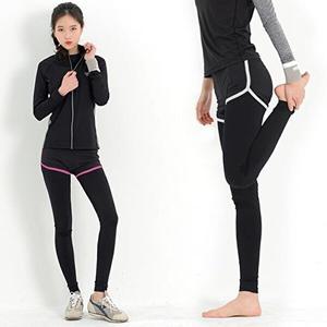 [베프몰]여성 TKAWCAOI 한줄 요가 스포츠 레쉬가드 9부 반바지 레깅스