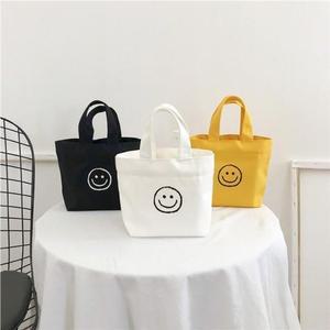 스마일 에코백 여성가방 미니백 캔버스백 애코백 KK89 (WFHAZIP)