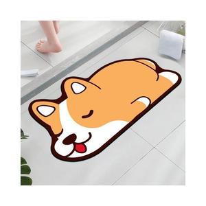 루미나D 욕실 발매트 소프트 강아지 규조토