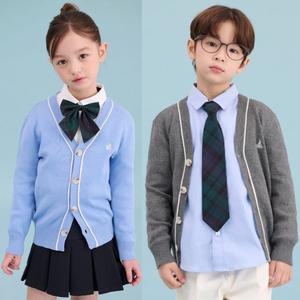 정품 빈폴 키즈 아동 25SS Essential 면 브이넥 카디건 2종 (택1)
