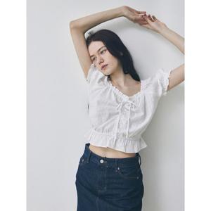 [후아유](김해점)Dobby Shiring Blouse  WHYAF2541F