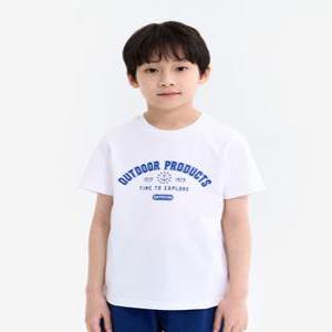 [아웃도어 프로덕츠 키즈][온라인전용]아웃도어 레터링 반팔티 (화이트) OD252ISS93_WHT