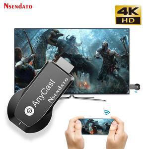 Anycast-M100 5G 2.4 4K HD 무선 TV 리모컨 어댑터, 모든 캐스트 Wifi 디스플레이 동글, IOS 안드로이드 pc