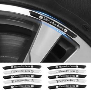 4Pcs 금속 자동차 바퀴 허브 스티커 장식 액세서리 메르세데스 벤츠 W203 E300