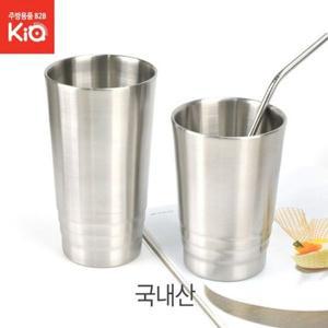 [기타]라인 이중 쥬스컵 스텐컵 550ml 물컵 보온 보냉컵
