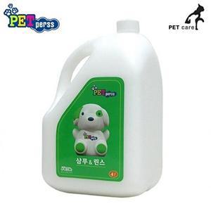 [오티마트]펫퍼스 대용량 샴푸 린스 4L 겸용