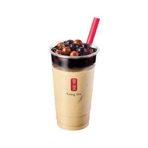 [공차] 짜장 펄볶이+블랙 밀크티