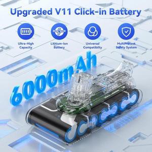 다이슨 V11 교체용 배터리 25.2V SV14/SV17/SV15 호환성 무선 푹신한 모터헤드 스틱 손잡이 진공 청소기