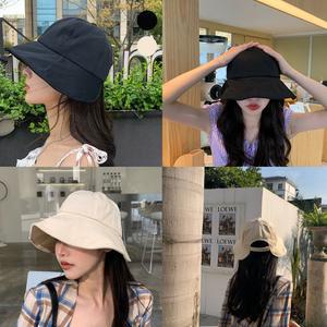 러블리 봄 여름 벙거지 모자 햇빛가리개 자외선차단 여성 썬캡