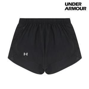 [언더아머] UA 플라이바이 3인치 여성 트레이닝 반바지 쇼츠 블랙 1382438-001